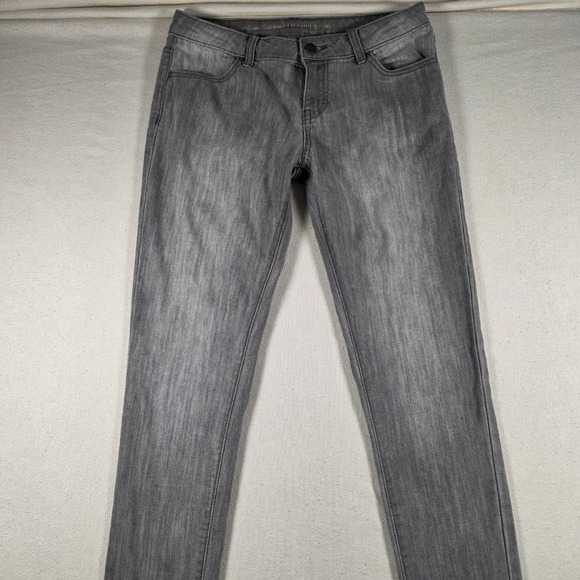 Jennifer Lopez Denim - Jennifer Lopez Gray Skinny Jeans Womens Size 4 Slim Fit Denim Pants